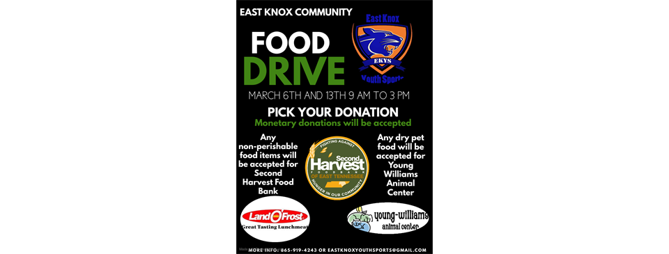 Support Our Food Drive